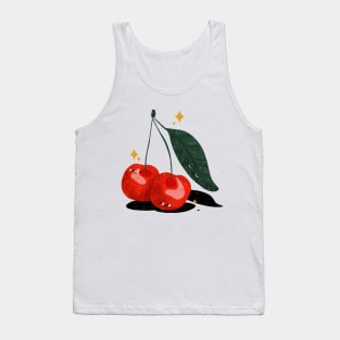 Sparkly and Cheery Cherries Tank Top